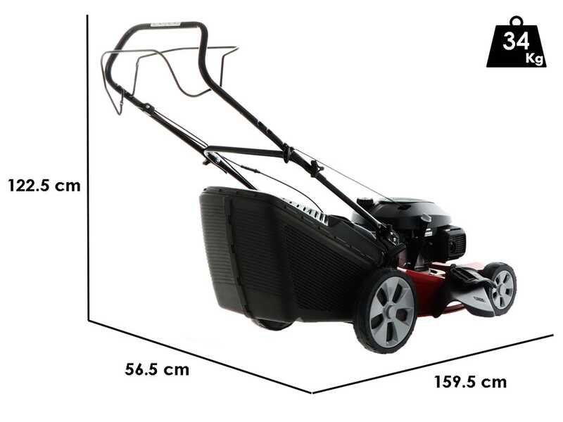 CastelGarden XC 53 HS - Tondeuse &agrave; gazon thermique tract&eacute;e  - 4 en 1 - Coupe 51 cm