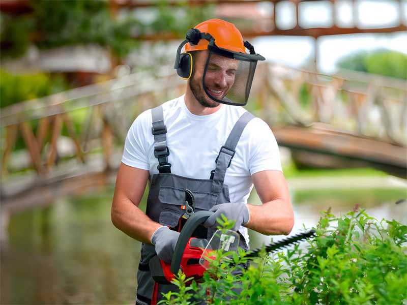 Casque de protection professionnel avec visi&egrave;re et casque - s&eacute;curit&eacute;