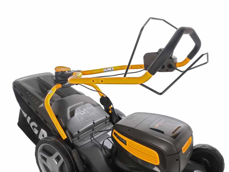 Stiga Combi 748e V - Tondeuse &agrave; gazon &agrave; batterie - 2x 48V/5Ah - Largeur de coupe 46 cm