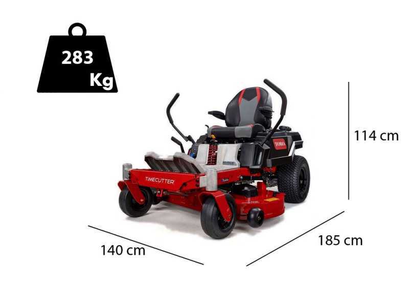Tracteur tondeuse professionnel &agrave; z&eacute;ro rayon de braquage Toro Timecutter MX 5075T - Moteur Kohler V-Twin - &Eacute;jection lat&eacute;rale