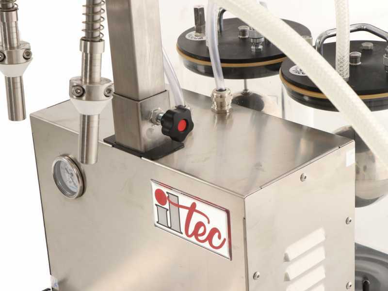Remplisseuse &agrave; d&eacute;pression &eacute;lectrique Il-Tec Ultrafiller Dual Fluid - Remplisseuse pour liquides alimentaires