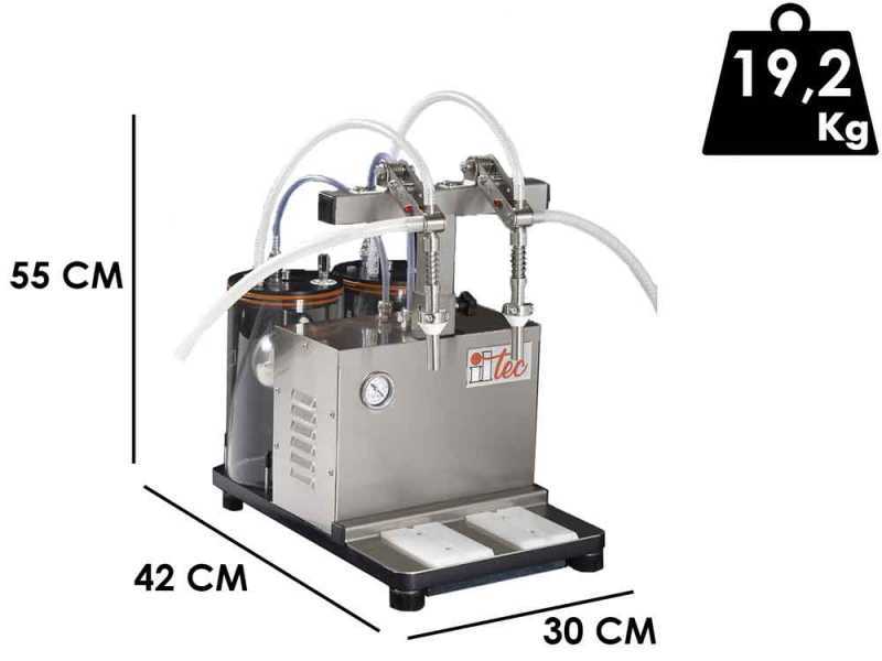 Remplisseuse &agrave; d&eacute;pression &eacute;lectrique Il-Tec Ultrafiller Dual Fluid - Remplisseuse pour liquides alimentaires