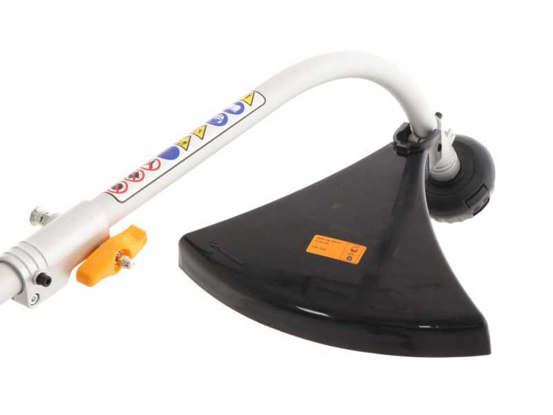 Alpina Débroussailleuse Thermique ABR 26J - Moteur 25.4cc, 700W - 2 Têtes (Fil Nylon Et Lame 3 Dents) - Harnais Inclus - Maniable Et Puissante