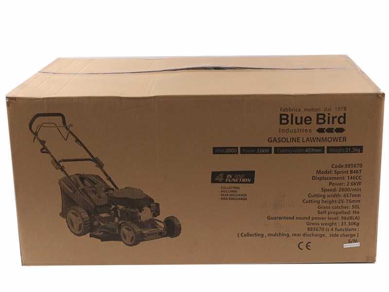 Tondeuse autotract&eacute;e Blue Bird Sprint B46 T - 4 en 1 - Coupe de 46 cm