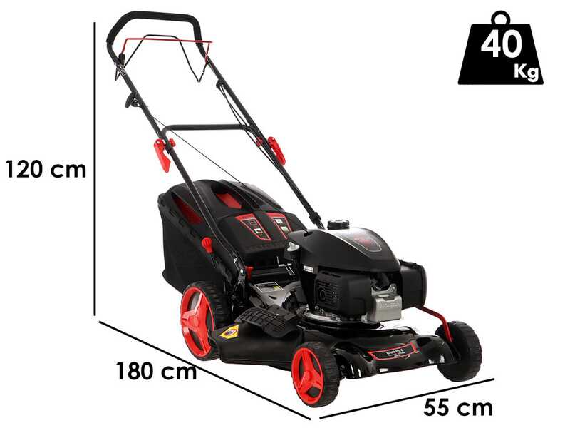 Tondeuse &agrave; gazon thermique autotract&eacute;e Blue Bird Sprint H51 T - Honda GCVx 200 - lame 51 cm