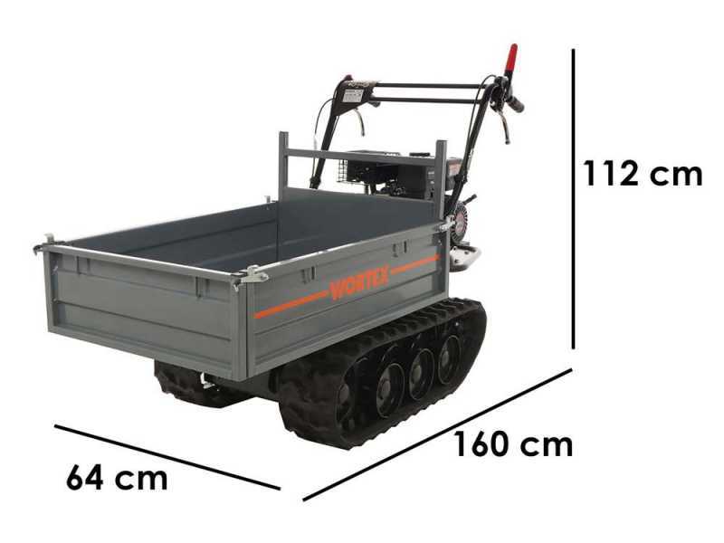 Brouette &agrave; chenilles Wortex SFL 300 - Caisson extensible avec charge de 300 Kg