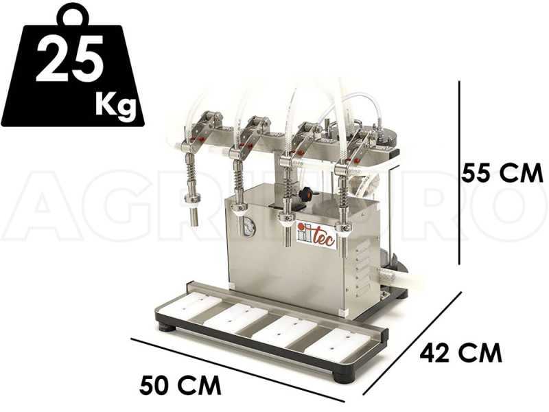 Remplisseuse &agrave; d&eacute;pression &eacute;lectrique Il-Tec Ultrafiller 4 - Remplisseuse pour liquides alimentaires