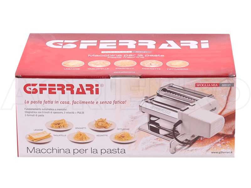 Laminoir &agrave; p&acirc;tes &eacute;lectrique G3 FERRARI Sfogliamia - Machine &agrave; p&acirc;tes &eacute;lectrique pour faire des p&acirc;tes maison