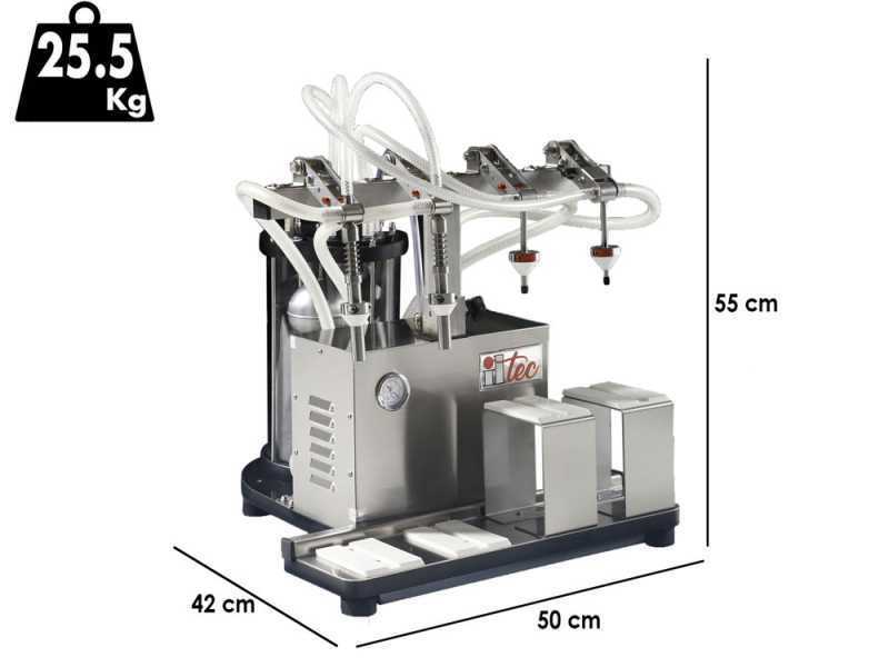 Il-Tec Ultrafiller 4 Mista - Remplisseuse pneumatique &agrave; d&eacute;pression pour liquides alimentaires