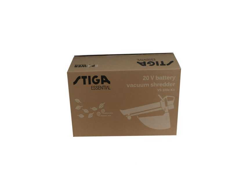 Stiga VS 100e - Souffleur aspirateur &agrave; batterie 20 V 4 Ah