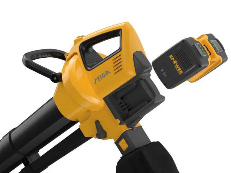 Stiga VS 100e - Souffleur aspirateur &agrave; batterie 20 V 4 Ah