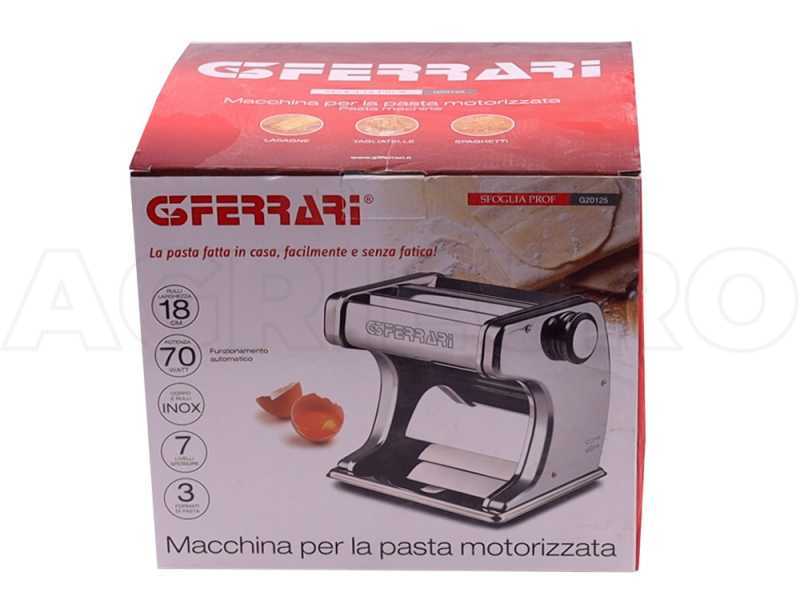 G3 FERRARI Sfoglia Prof - Laminoir - Machine &agrave; p&acirc;tes &eacute;lectrique en INOX 70W