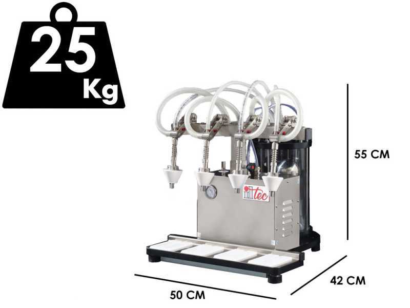 Remplisseuse &agrave; d&eacute;pression &eacute;lectrique Il-Tec Ultrafiller 4 Tomate - Remplisseuse pour liquides denses