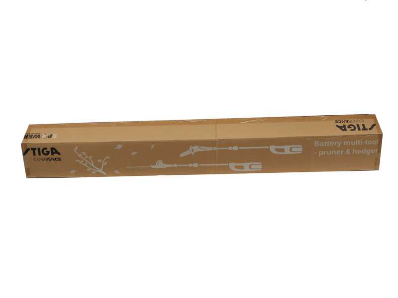 Taille-haie et Perche &eacute;lagueuse sur perche de rallonge multifonction Stiga MT 500e Kit - Batterie et chargeur inclus