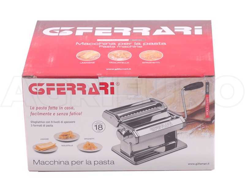 G3 FERRARI Sfoglia Easy - Laminoir - Machine à pâtes manuelle en acier inoxydable