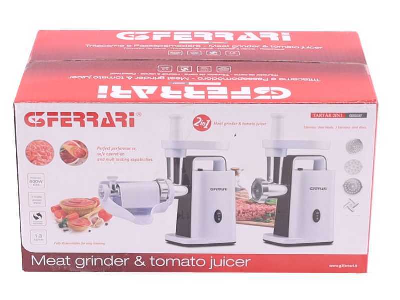 Machine multifonctions - G3 FERRARI Tartar Presse-tomates - Hachoir &agrave; viande - 300 W