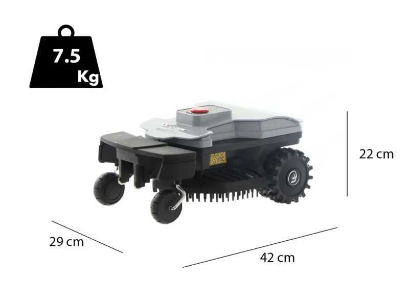 Robot tondeuse Wiper IKE XH10R - Contr&ocirc;le via  APP - Largeur de coupe 18 cm