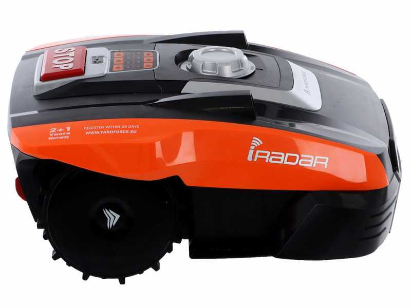 Yard Force Compact 400RiS - Robot tondeuse - Gestion via  App - Capteurs IRadar