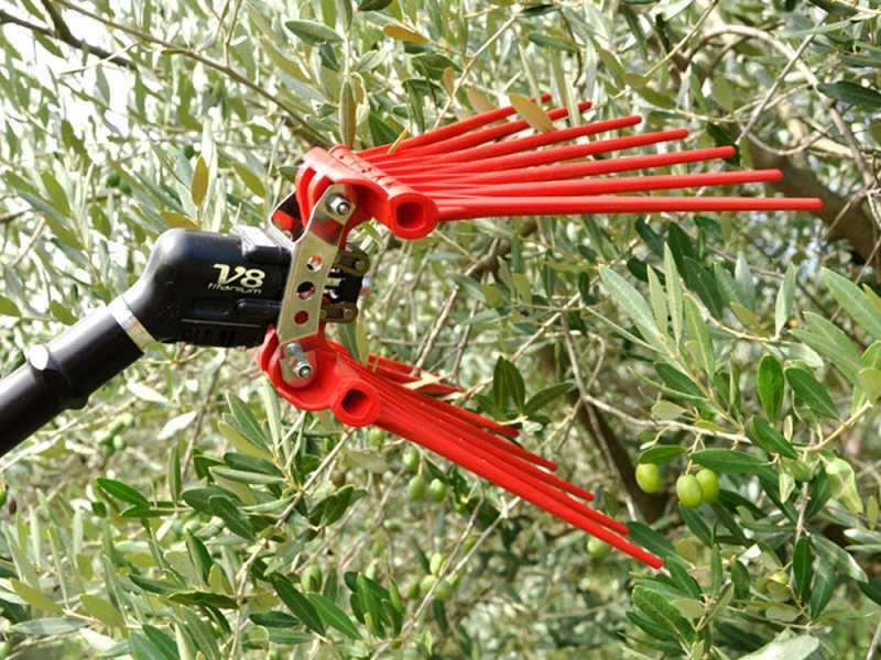 Peigne vibreur pneumatique Lisam V8 Titanium - peigne &agrave; olives 7 - 8 bars - 2000 battements par minute