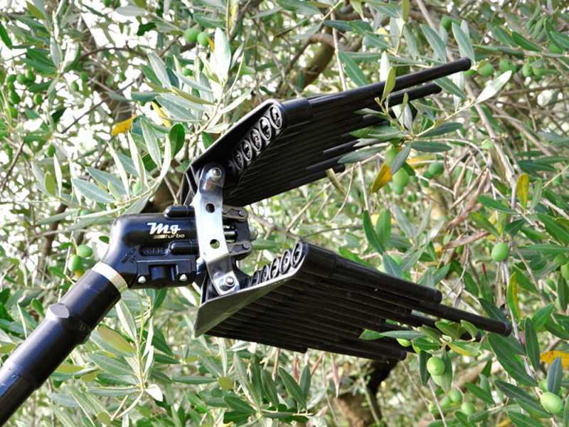 Lisam MG Turbo - Peigne vibreur pneumatique  - secoueur &agrave; olives 6 bars - 1800 battements par minute