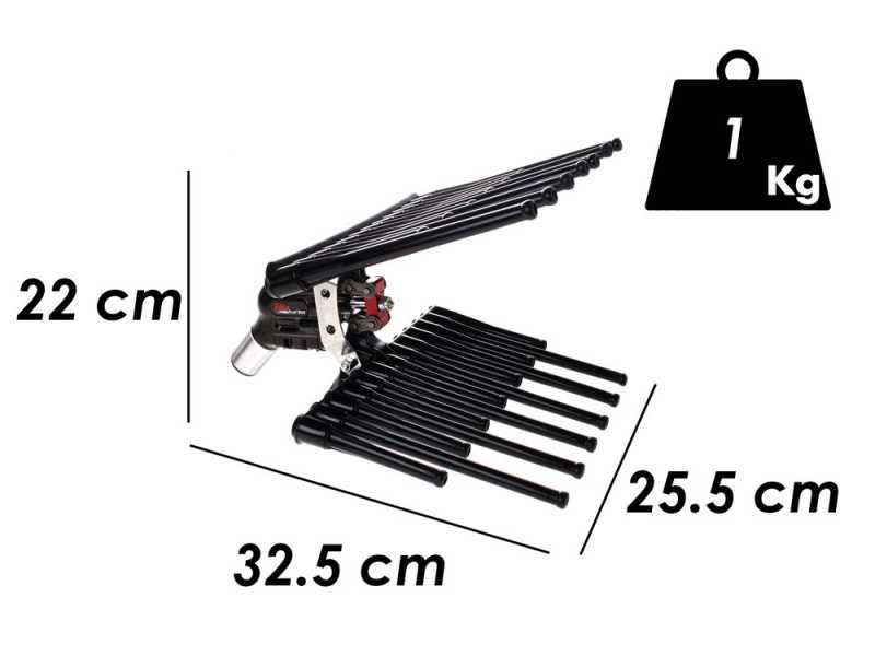 Peigne vibreur pneumatique Lisam MG Turbo - 7 - 8 bars - 1800 battements par minute