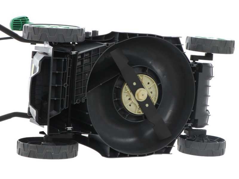 Tondeuse &agrave; pouss&eacute;e &agrave; batterie RIBIMEX PRBAT20-TON33 - Batterie de 2x20V 4Ah - Largeur de coupe 34 cm