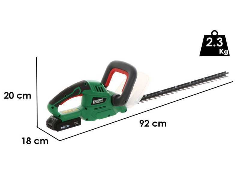 Taille-haies &eacute;lectrique &agrave; batterie RIBIMEX PRBAT20-TH - Batterie de 20V 2Ah