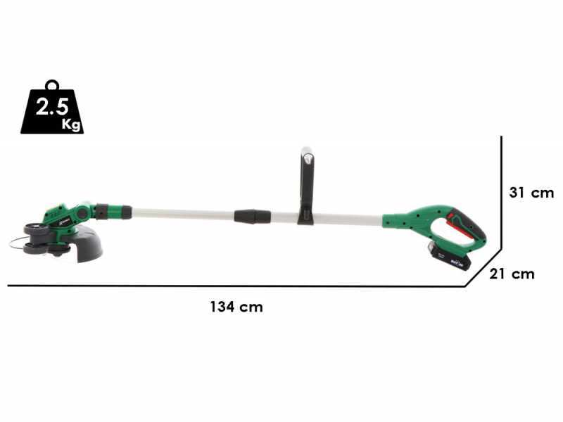 Coupe-bordures &agrave; batterie RIBIMEX PRBAT20-CB - Batterie de 20V 2Ah