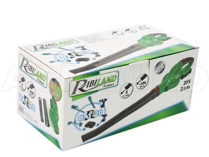 RIBIMEX PRBAT20-SSB - Souffleur &agrave; batterie - SANS BATTERIE NI CHARGEUR