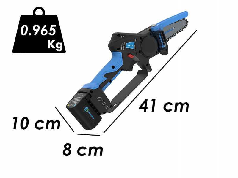 &Eacute;lagueuse manuelle &eacute;lectrique &agrave; batterie Campagnola T-CAT M - 2 batteries de 2.5 Ah offertes