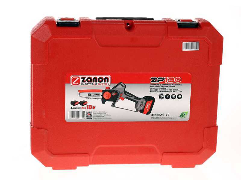 &Eacute;lagueuse &eacute;lectrique &agrave; batterie Zanon ZP 130 - 2 batteries incluses