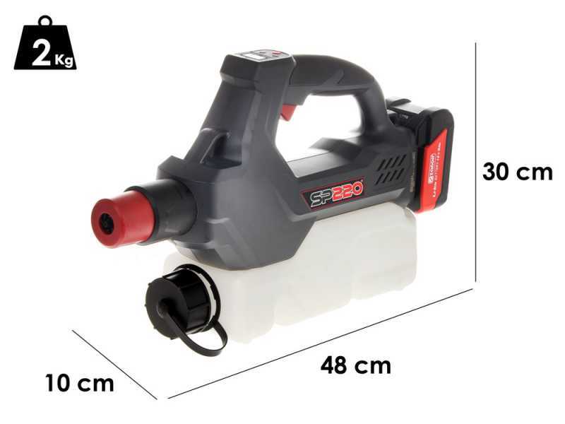Atomiseur &agrave; batterie portatif ZANON SP 220 - 18V /5Ah