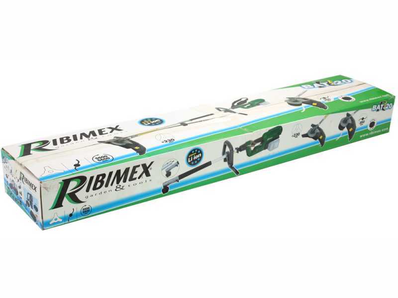 Ribimex PRBAT20-DEBTSB - D&eacute;broussailleuse &eacute;lectrique &agrave; batterie - 2x20V - 4Ah