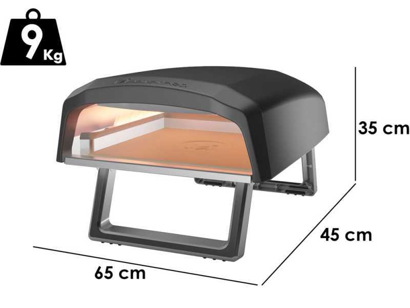 Four &agrave; gaz pour pizzas Masterpro - Capacit&eacute; de cuisson : 1 pizza