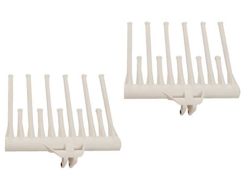 Peigne vibreur &eacute;lectrique &agrave; batterie Lisam Oliveco  - Avec dents en Nylon  - Perche t&eacute;lescopique