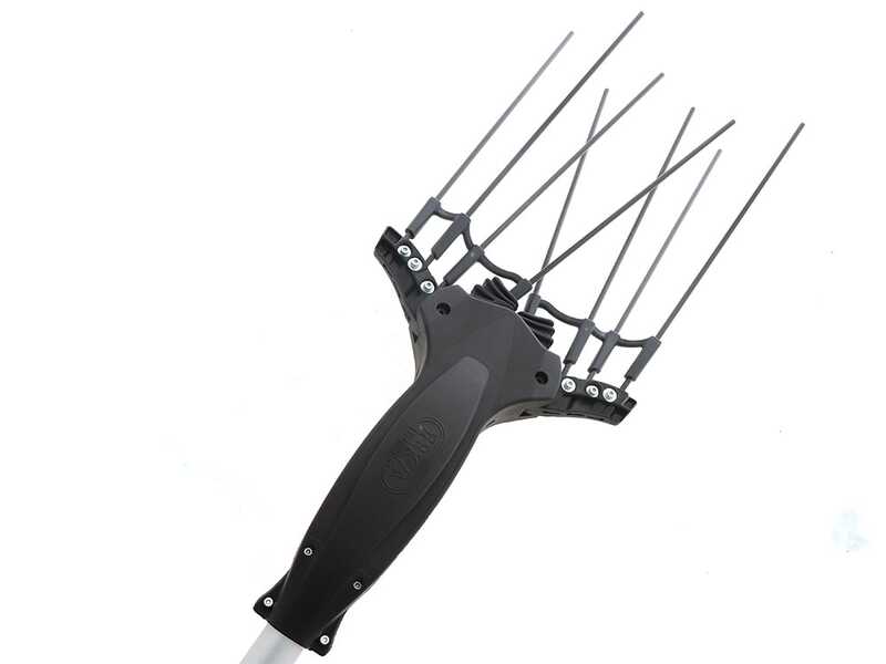 Volpi Olytech Super Power 555L - Peigne vibreur &eacute;lectrique 210/300 cm &agrave; batterie de type automobile avec c&acirc;ble inclus - Perche t&eacute;lescopique