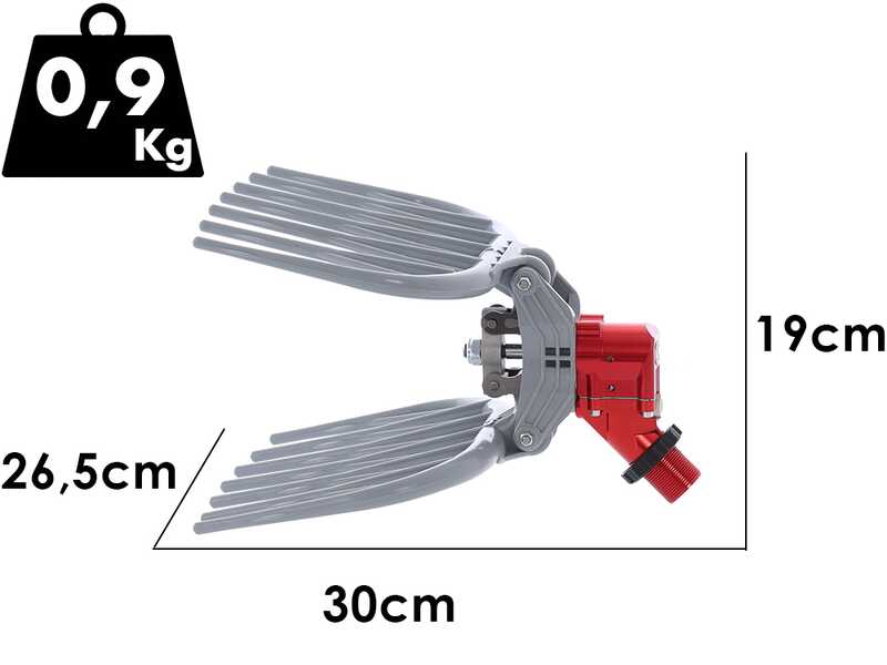 Sbaraglia S21 - Peigne vibreur pneumatique -  Secoueur &agrave; olive &agrave; air comprim&eacute; - 2100 bpm