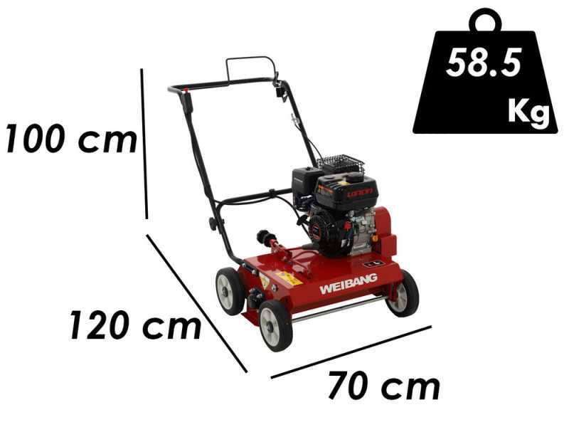 Weibang WB486CRC - A&eacute;rateur professionnel &agrave; lames mobiles - Moteur Loncin G200F