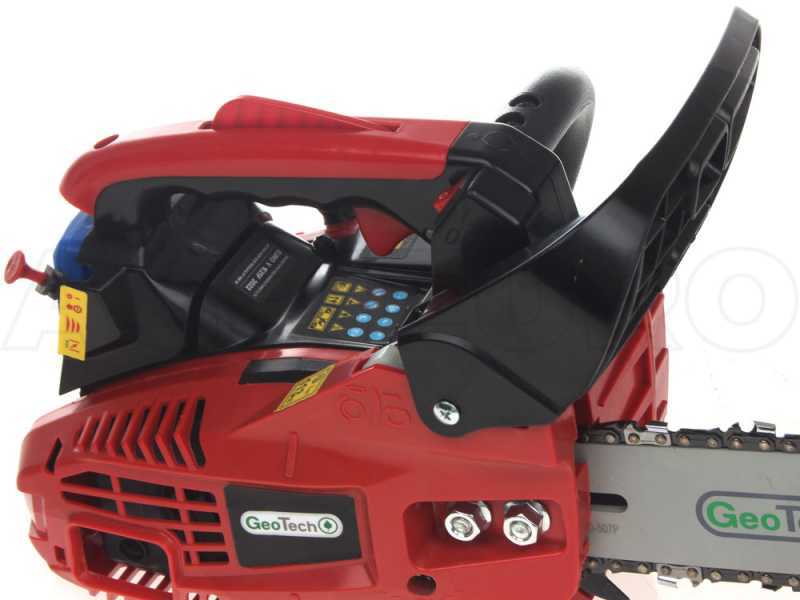 GeoTech GMS 25-25 - Tron&ccedil;onneuse de taille  thermique - Lame de 25 cm