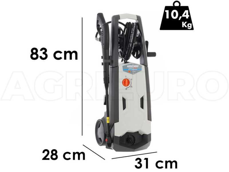 Nettoyeur haute pression Comet KRX 1450 Plus - &eacute;lectrique &agrave; eau froide - avec enrouleur - 160 bar