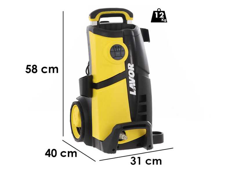 Nettoyeur haute pression Lavorwash &agrave; eau froide Lavor LVR4 150 Digit - 150 bars max