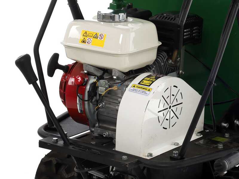 Brouette &agrave; moteur GreenBay EXPANDER 500 HONDA GX200 - Caisson extensible - Charge 500 kg