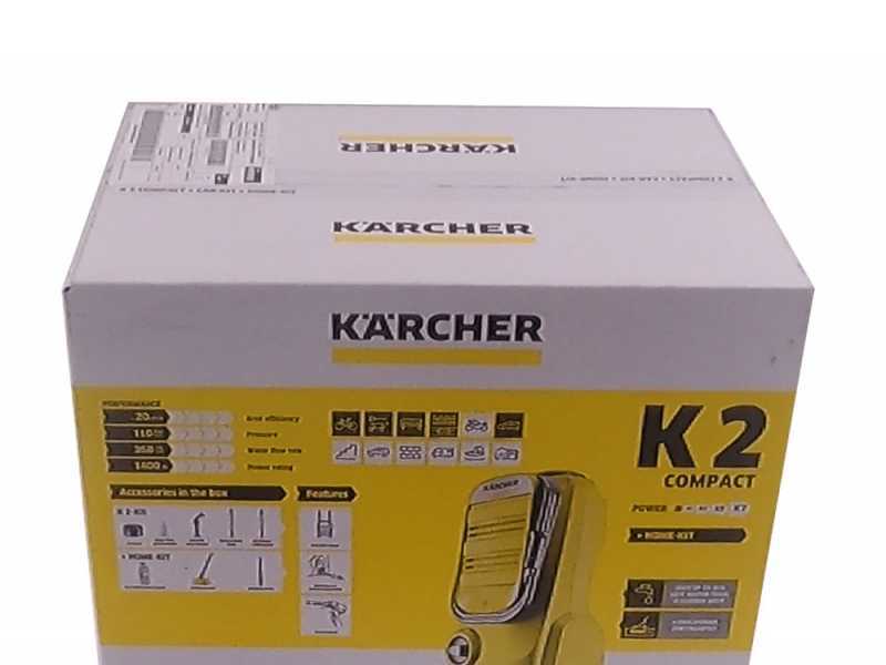 Nettoyeur haute pression &agrave; eau froide Karcher K2 Compact Home