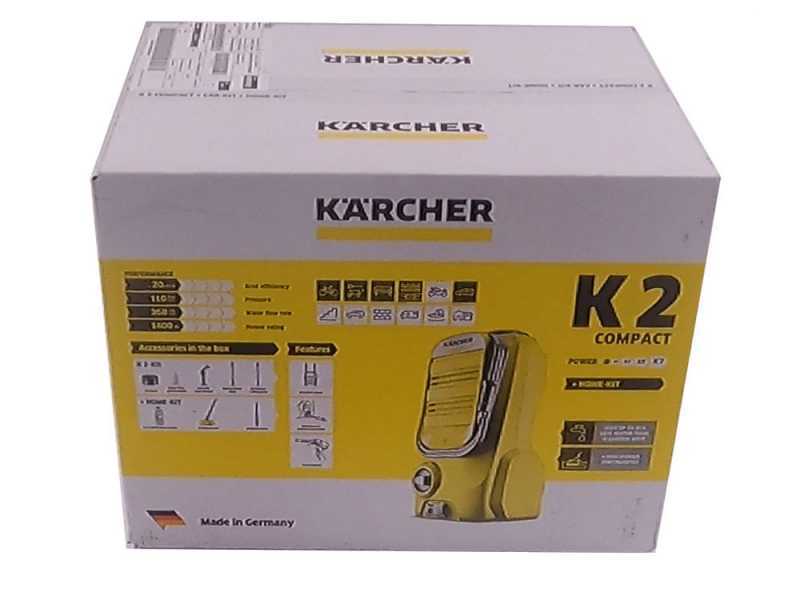 Nettoyeur haute pression &agrave; eau froide Karcher K2 Compact Home