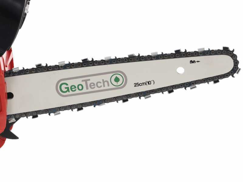 GeoTech GMS 25-25C - Tron&ccedil;onneuse thermique pour l'&eacute;lagage - Lame carving 25 cm