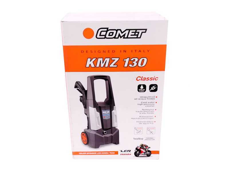 Nettoyeur haute pression &agrave; eau froide Comet KMZ 130 Classic - Pression max 130 bars
