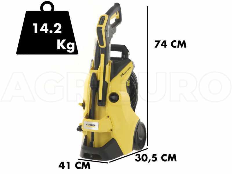 Nettoyeur haute pression Karcher &agrave; eau froide K4 Power Control Home, 420 lt/h - 130bars