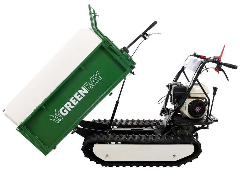 Brouette &agrave; moteur GreenBay EXPANDER 500 HONDA GP160 - Caisson extensible - Charge 500 kg