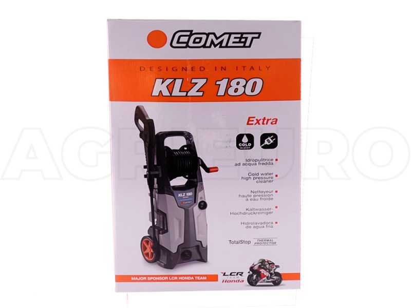 Nettoyeur haute pression &agrave; eau froide Comet KLZ 180 Extra - Pression maximale 180 bars