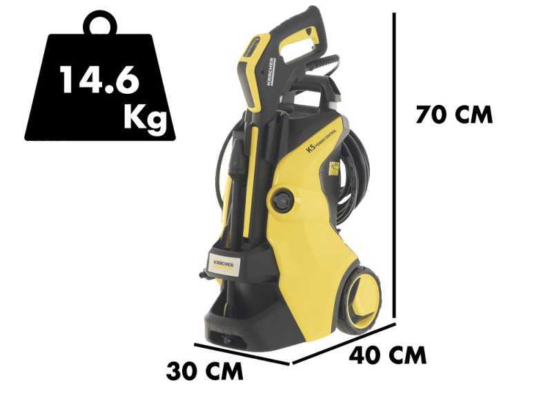 Nettoyeur haute pression &agrave; eau froide Karcher K5 Power Control 500 lt/h - 145 bars